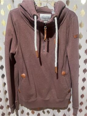 Wanakome Rope-Drawcord Pullover Hoodie
